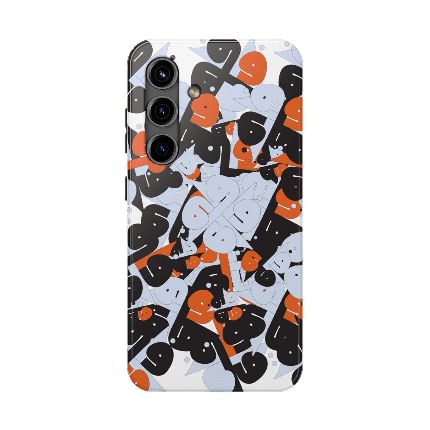 iPhone/GalaxyTough Phone Case with Persian Calligraphy Design - Impact Resistant, TPU Lining, Polycarbonate Shell, Glossy Finish