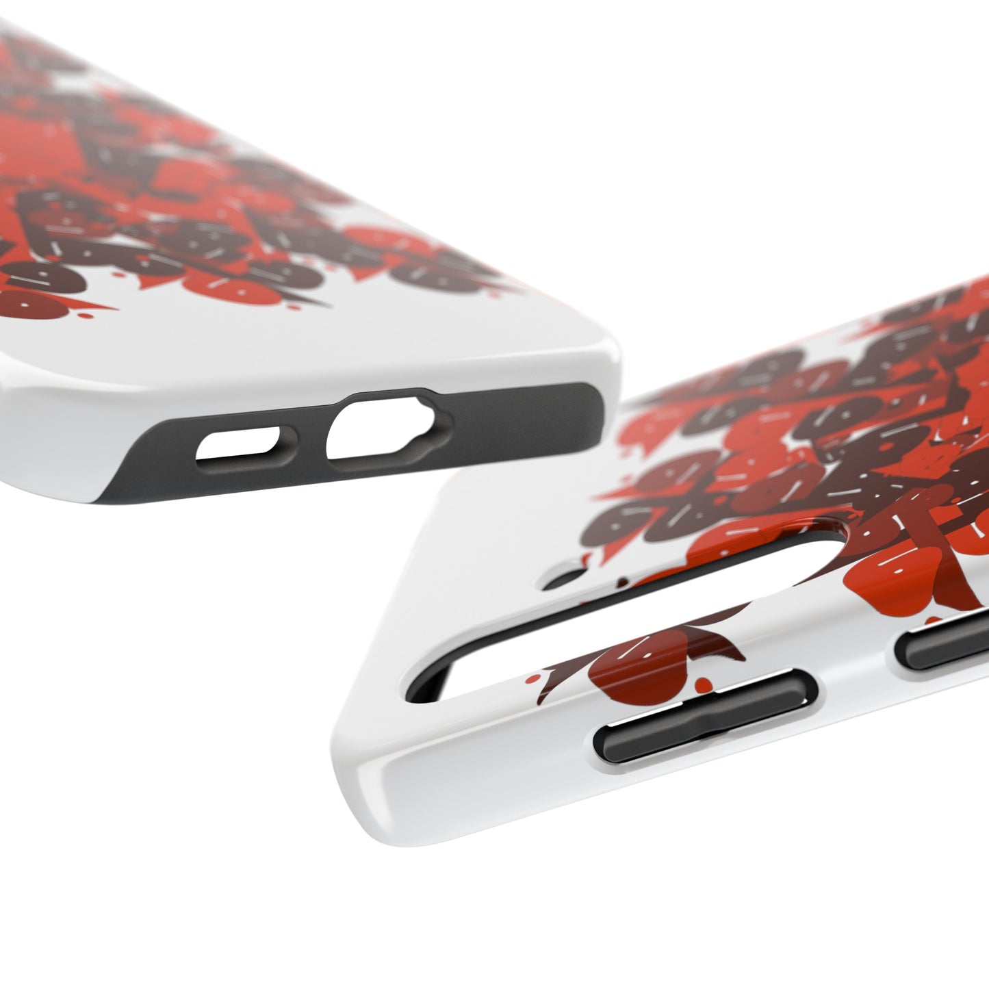 iPhone/Galaxy - Tough Phone Case with Persian Calligraphy Design  - Impact Resistant, TPU Lining, Polycarbonate Shell, Glossy Finish