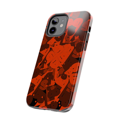 iPhone/Galaxy - Tough Phone Case with Persian Calligraphy Design - Impact Resistant, TPU Lining, Polycarbonate Shell, Glossy Finish