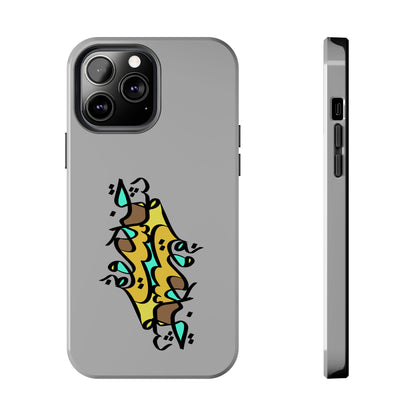 iPhone/Galaxy - Tough Phone Case with Persian Calligraphy Design - Impact Resistant, TPU Lining, Polycarbonate Shell, Glossy Finish