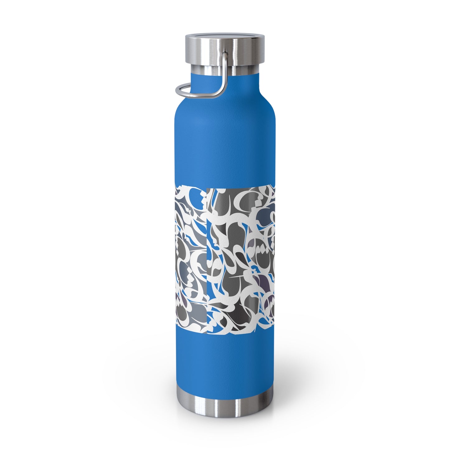 22oz Vacuum Insulated Stainless Steel Bottle with Persian Calligraphy Design - Double Wall, BPA Free, Spill-Proof, Scratch & Fade Resistant