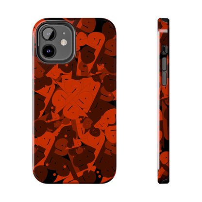 iPhone/Galaxy - Tough Phone Case with Persian Calligraphy Design - Impact Resistant, TPU Lining, Polycarbonate Shell, Glossy Finish