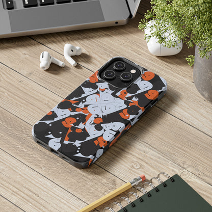 iPhone/Galaxy - Tough Phone Case with Persian Calligraphy Design - Impact Resistant, TPU Lining, Polycarbonate Shell, Glossy Finish