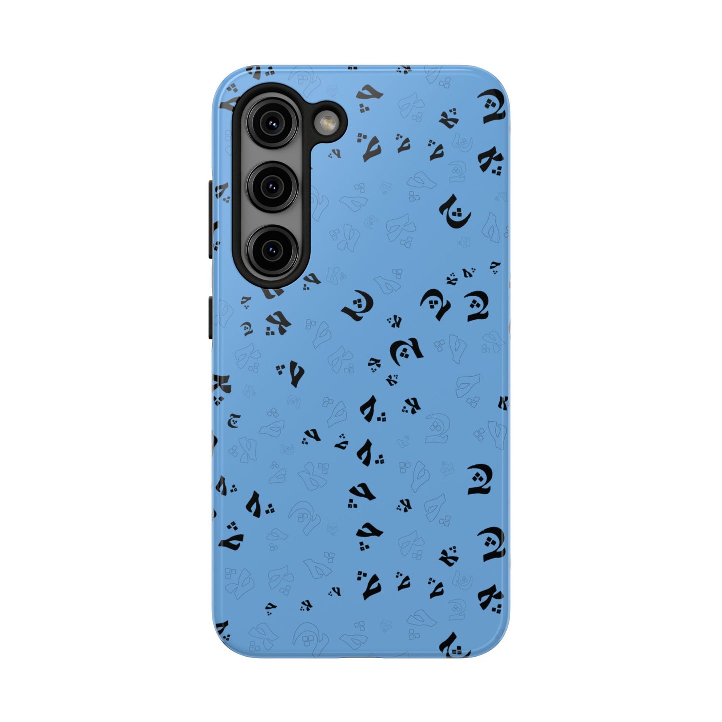 iPhone/Galaxy - Tough Phone Case with Persian Calligraphy Design - Impact Resistant, TPU Lining, Polycarbonate Shell, Glossy Finish