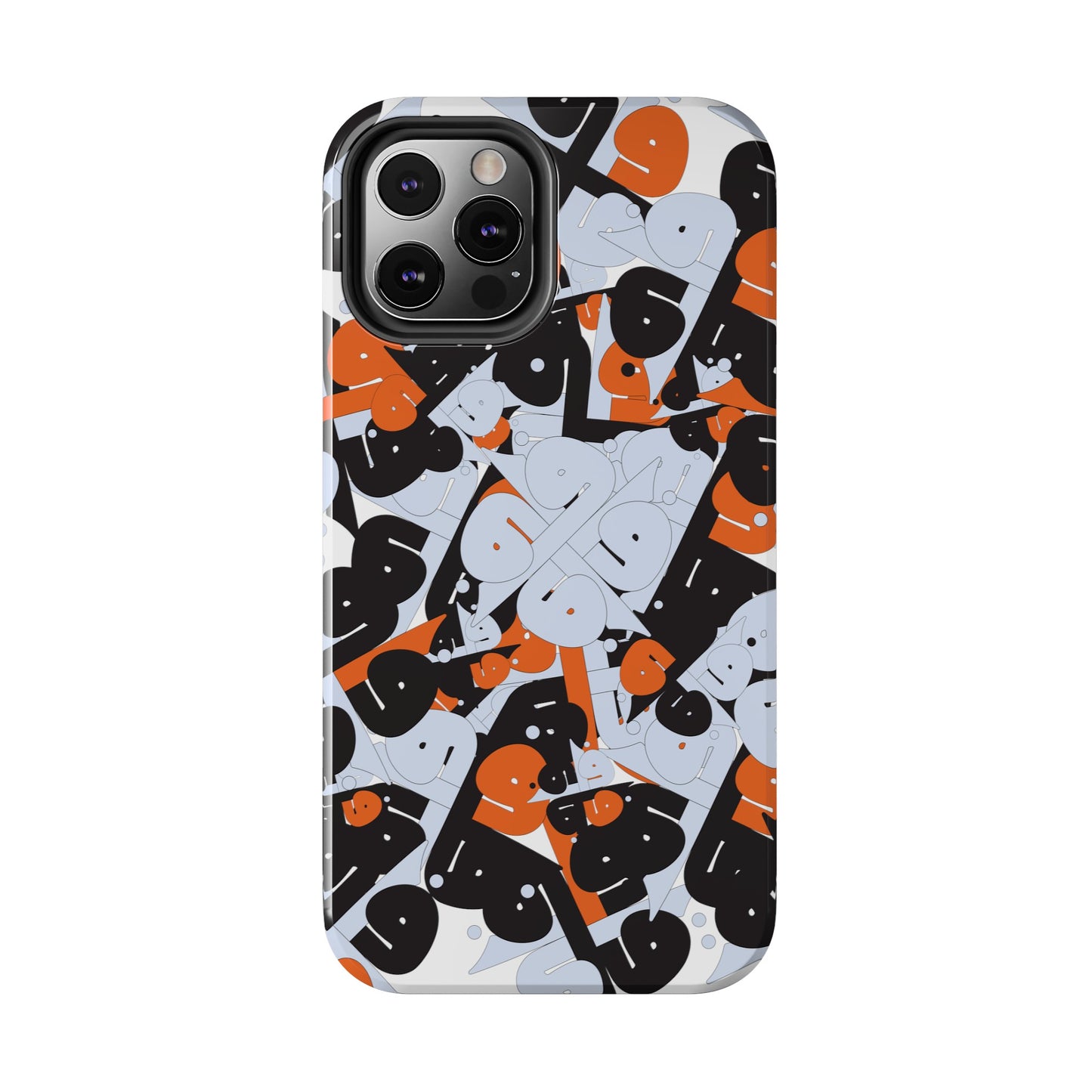 iPhone/GalaxyTough Phone Case with Persian Calligraphy Design - Impact Resistant, TPU Lining, Polycarbonate Shell, Glossy Finish