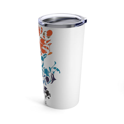 20oz Stainless Steel Tumbler with Double with Persian Calligraphy - Hot & Cold Beverages, Dishwasher Safe