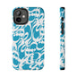 iPhone/Galaxy - Tough Phone Case with Persian Calligraphy Design - Impact Resistant, TPU Lining, Polycarbonate Shell, Glossy Finish