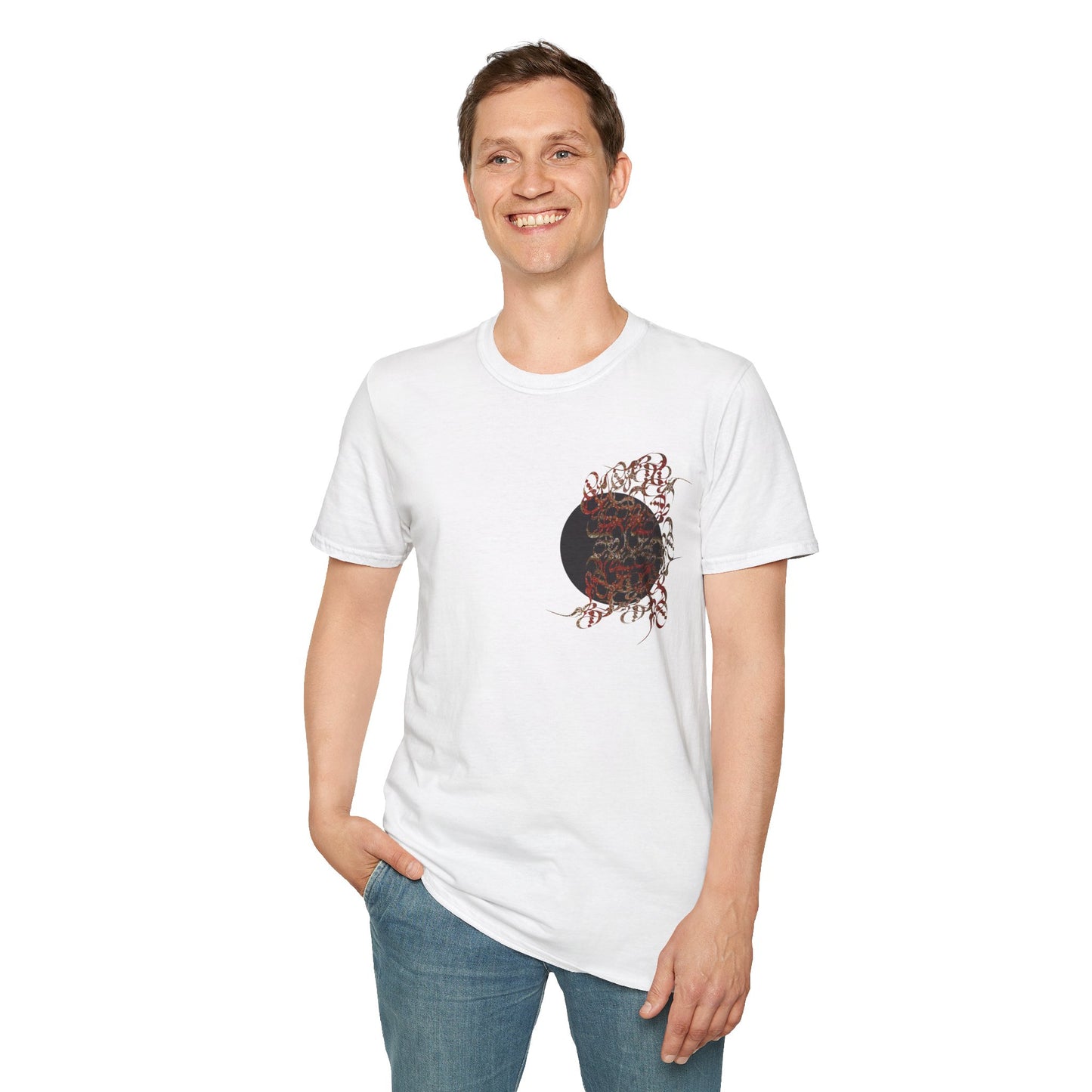 Unisex 100% Cotton Soft T-Shirt with Persian Calligraphy Design - Ultra-Comfort, Lightweight, Classic Fit