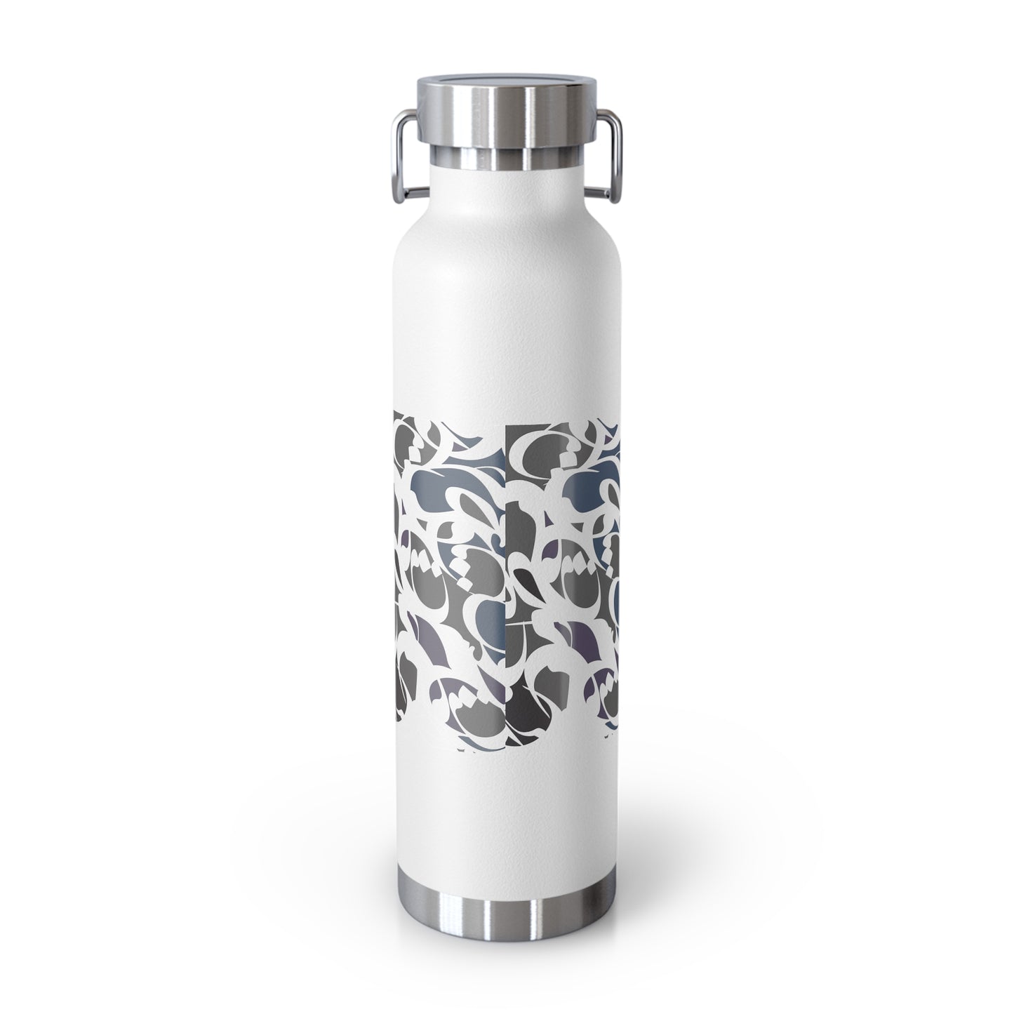 22oz Vacuum Insulated Stainless Steel Bottle with Persian Calligraphy Design - Double Wall, BPA Free, Spill-Proof, Scratch & Fade Resistant