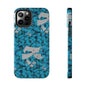 iPhone/Galaxy - Tough Phone Case with Persian Calligraphy Design - Impact Resistant, TPU Lining, Polycarbonate Shell, Glossy Finish