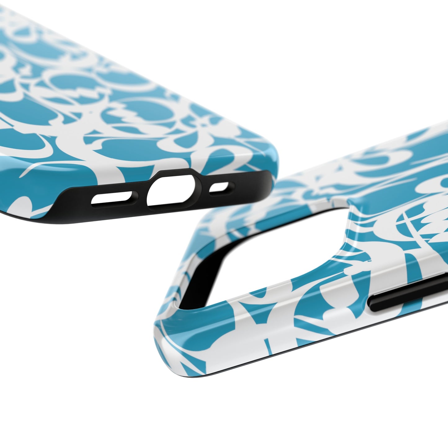 iPhone/Galaxy - Tough Phone Case with Persian Calligraphy Design - Impact Resistant, TPU Lining, Polycarbonate Shell, Glossy Finish