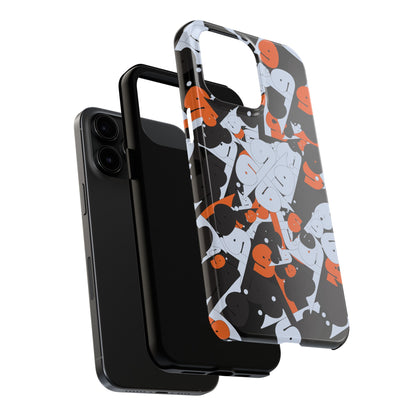 iPhone/Galaxy - Tough Phone Case with Persian Calligraphy Design - Impact Resistant, TPU Lining, Polycarbonate Shell, Glossy Finish