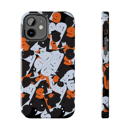 iPhone/Galaxy - Tough Phone Case with Persian Calligraphy Design - Impact Resistant, TPU Lining, Polycarbonate Shell, Glossy Finish