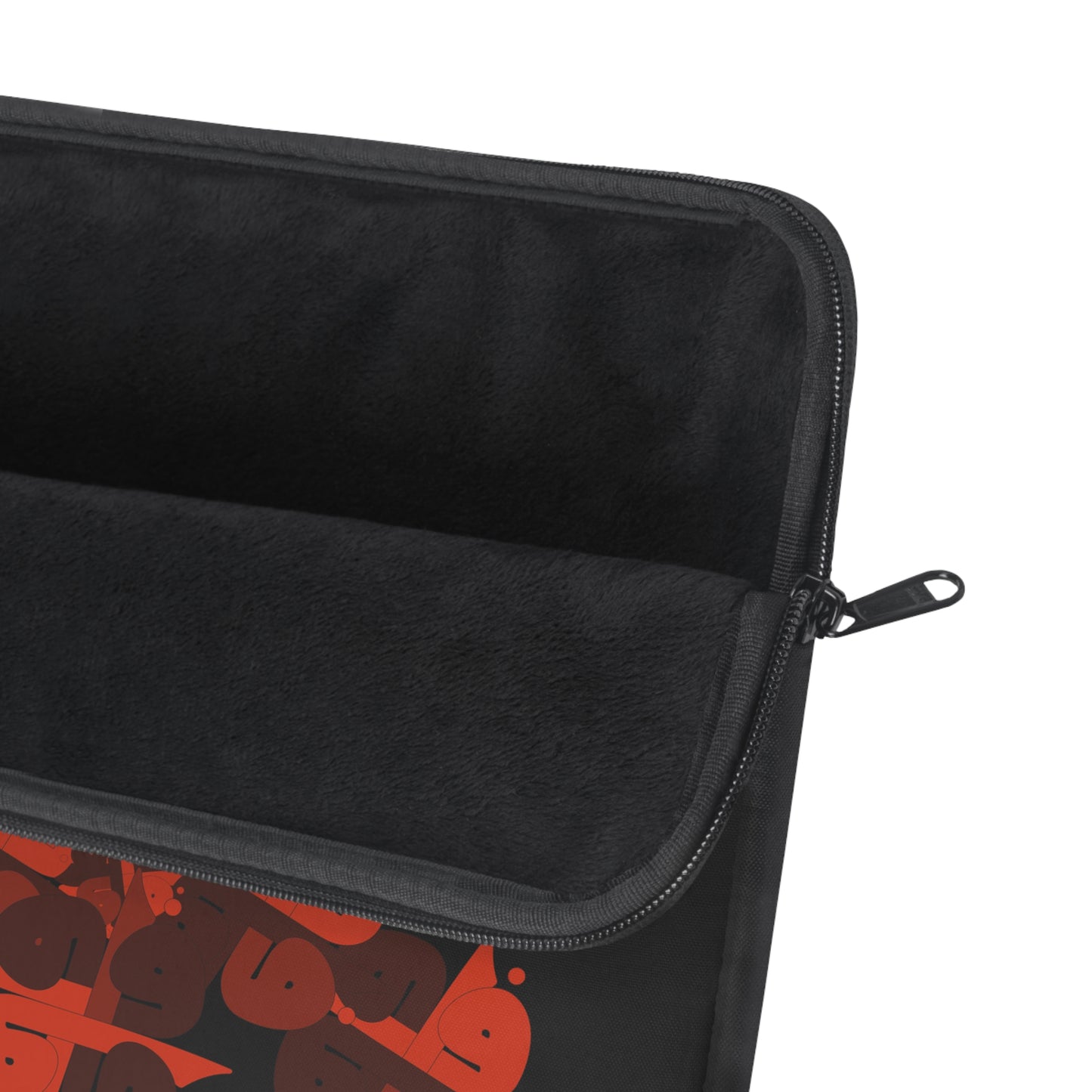 Stylish Laptop Sleeve - 100% Polyester with Persian Calligraphy Design, Plush Fleece Interior, Available in 3 Sizes