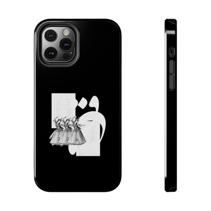 iPhone/Galaxy - Tough Phone Case with Persian Calligraphy Design - Impact Resistant, TPU Lining, Polycarbonate Shell, Glossy Finish