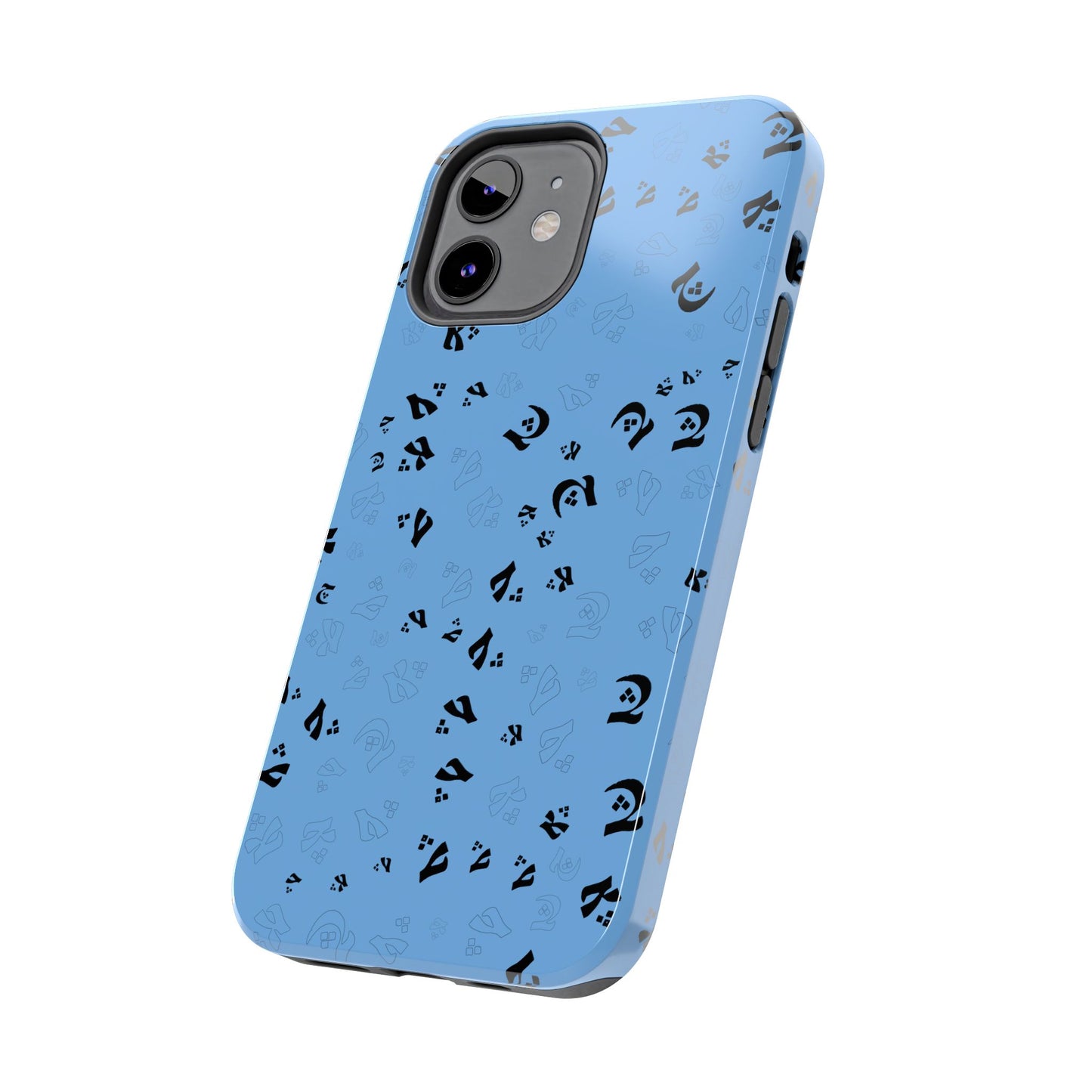 iPhone/Galaxy - Tough Phone Case with Persian Calligraphy Design - Impact Resistant, TPU Lining, Polycarbonate Shell, Glossy Finish