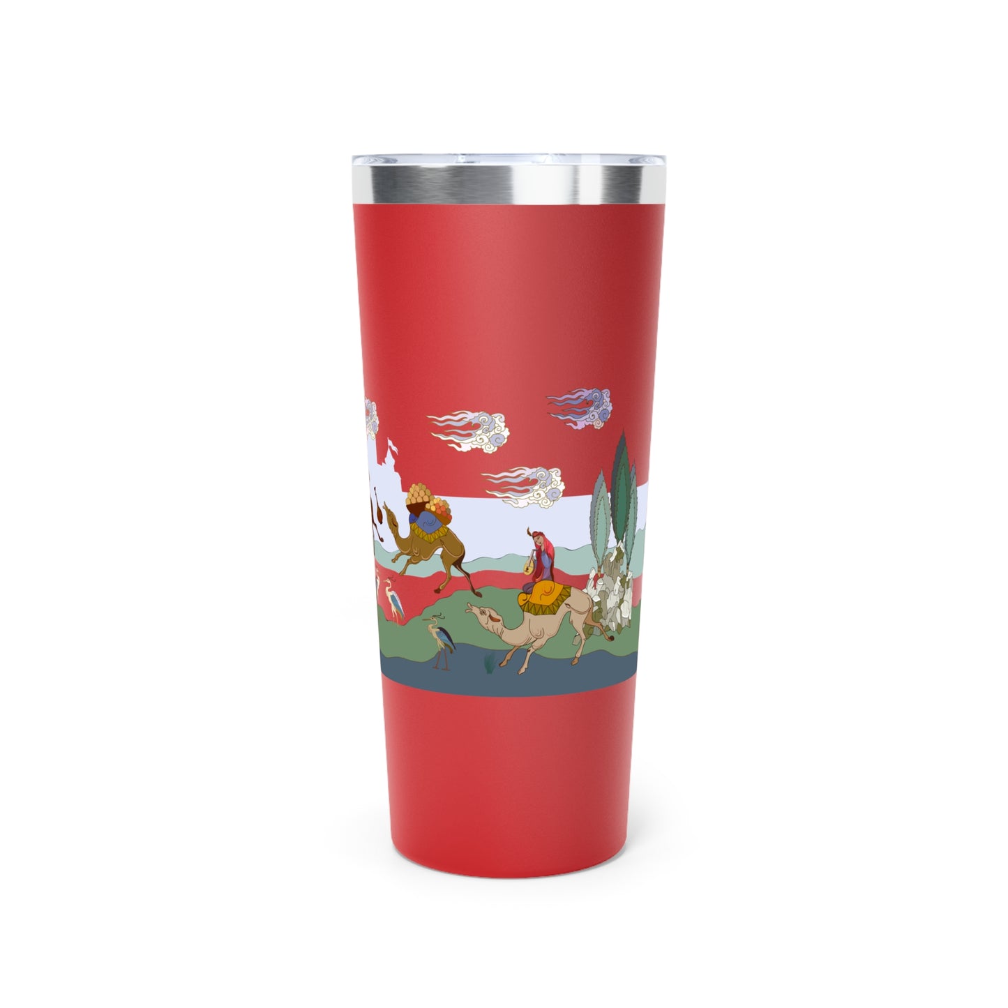 22oz Copper Vacuum Insulated Tumbler - Stainless Steel, BPA-Free, Powder Coated, Double-Wall