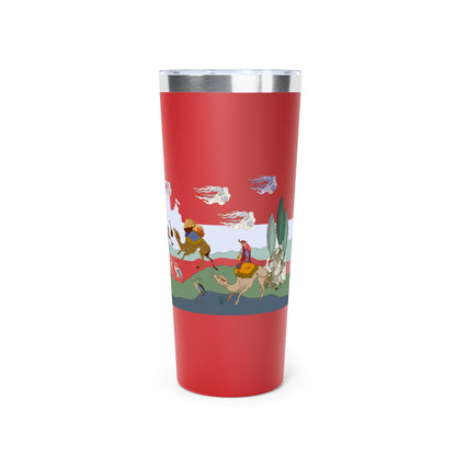 22oz Copper Vacuum Insulated Tumbler - Stainless Steel, BPA-Free, Powder Coated, Double-Wall