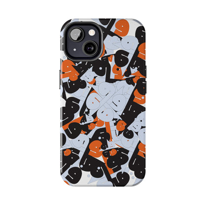 iPhone/GalaxyTough Phone Case with Persian Calligraphy Design - Impact Resistant, TPU Lining, Polycarbonate Shell, Glossy Finish