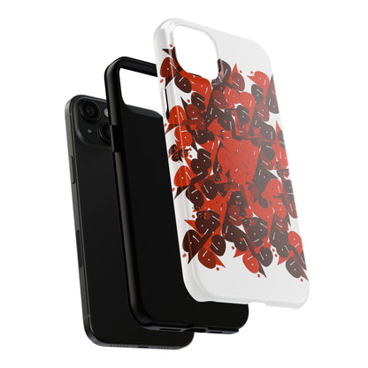 iPhone/Galaxy - Tough Phone Case with Persian Calligraphy Design  - Impact Resistant, TPU Lining, Polycarbonate Shell, Glossy Finish