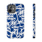 iPhone/Galaxy - Tough Phone Case with Persian Calligraphy Design - Impact Resistant, TPU Lining, Polycarbonate Shell, Glossy Finish