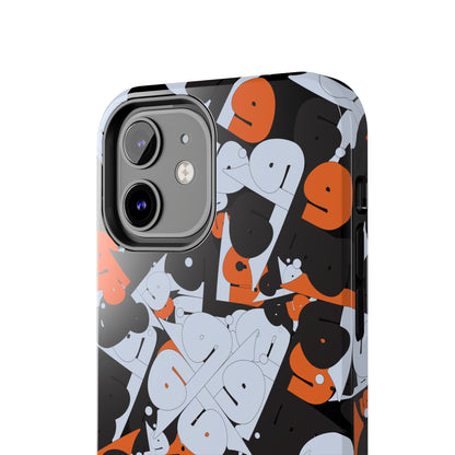 iPhone/Galaxy - Tough Phone Case with Persian Calligraphy Design - Impact Resistant, TPU Lining, Polycarbonate Shell, Glossy Finish