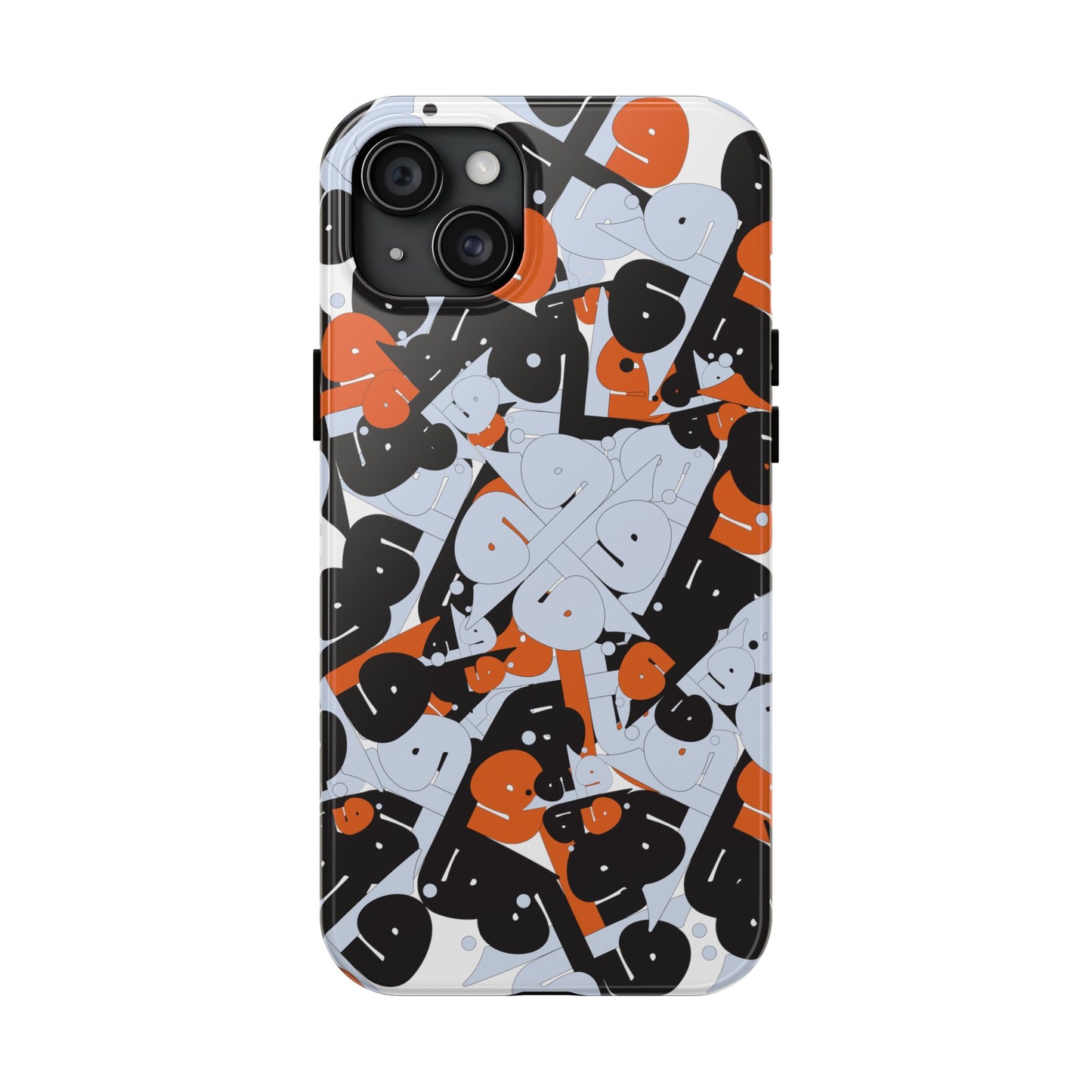 iPhone/GalaxyTough Phone Case with Persian Calligraphy Design - Impact Resistant, TPU Lining, Polycarbonate Shell, Glossy Finish