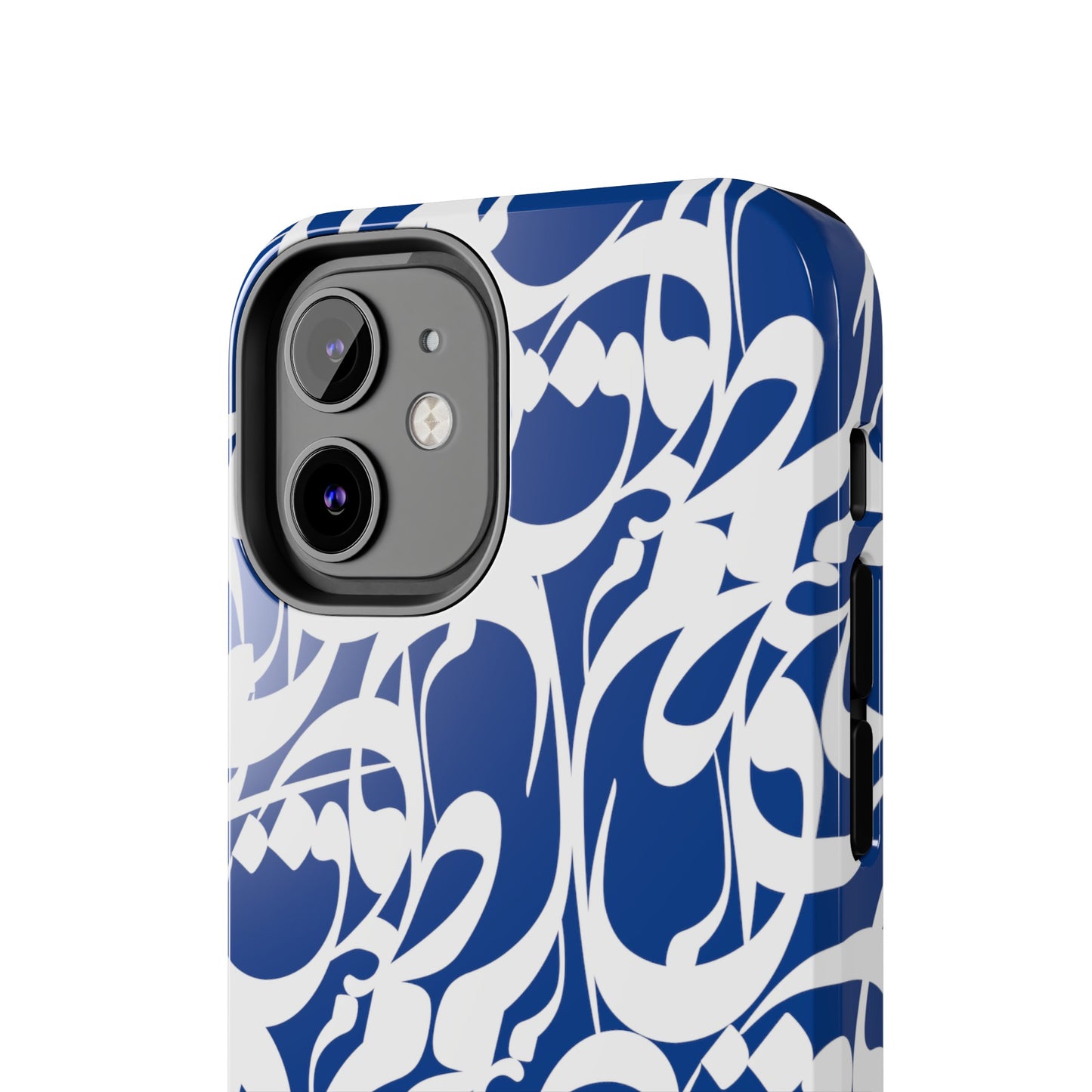 iPhone/Galaxy - Tough Phone Case with Persian Calligraphy Design - Impact Resistant, TPU Lining, Polycarbonate Shell, Glossy Finish