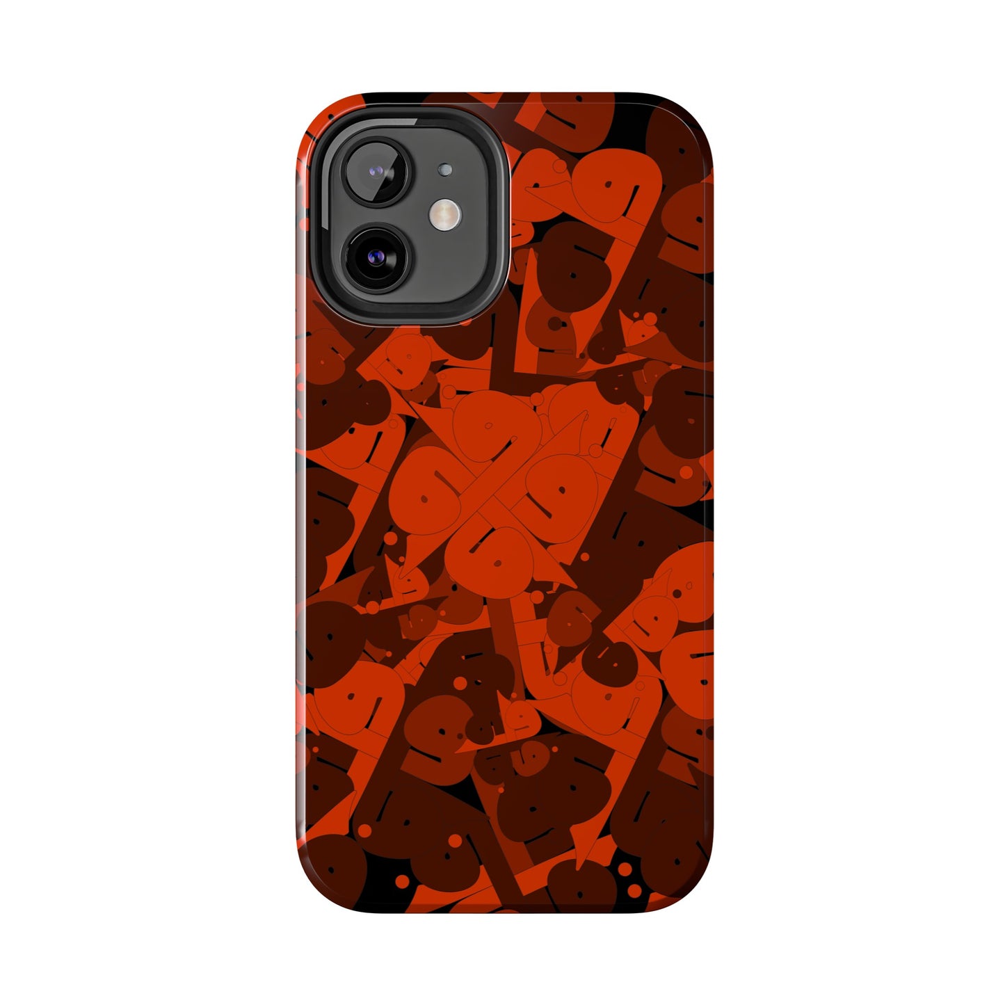 iPhone/Galaxy - Tough Phone Case with Persian Calligraphy Design - Impact Resistant, TPU Lining, Polycarbonate Shell, Glossy Finish