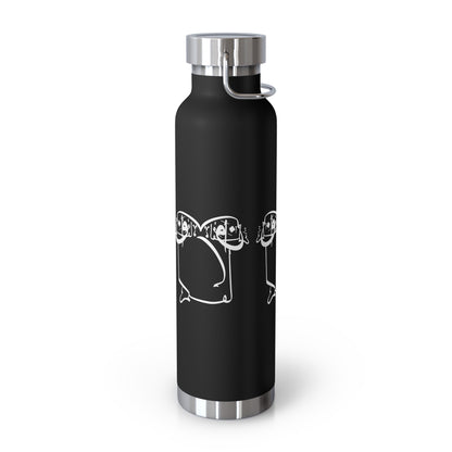 22oz Vacuum Insulated Stainless Steel Bottle with Persian Calligraphy Design - Double Wall, BPA Free, Spill-Proof, Scratch & Fade Resistant