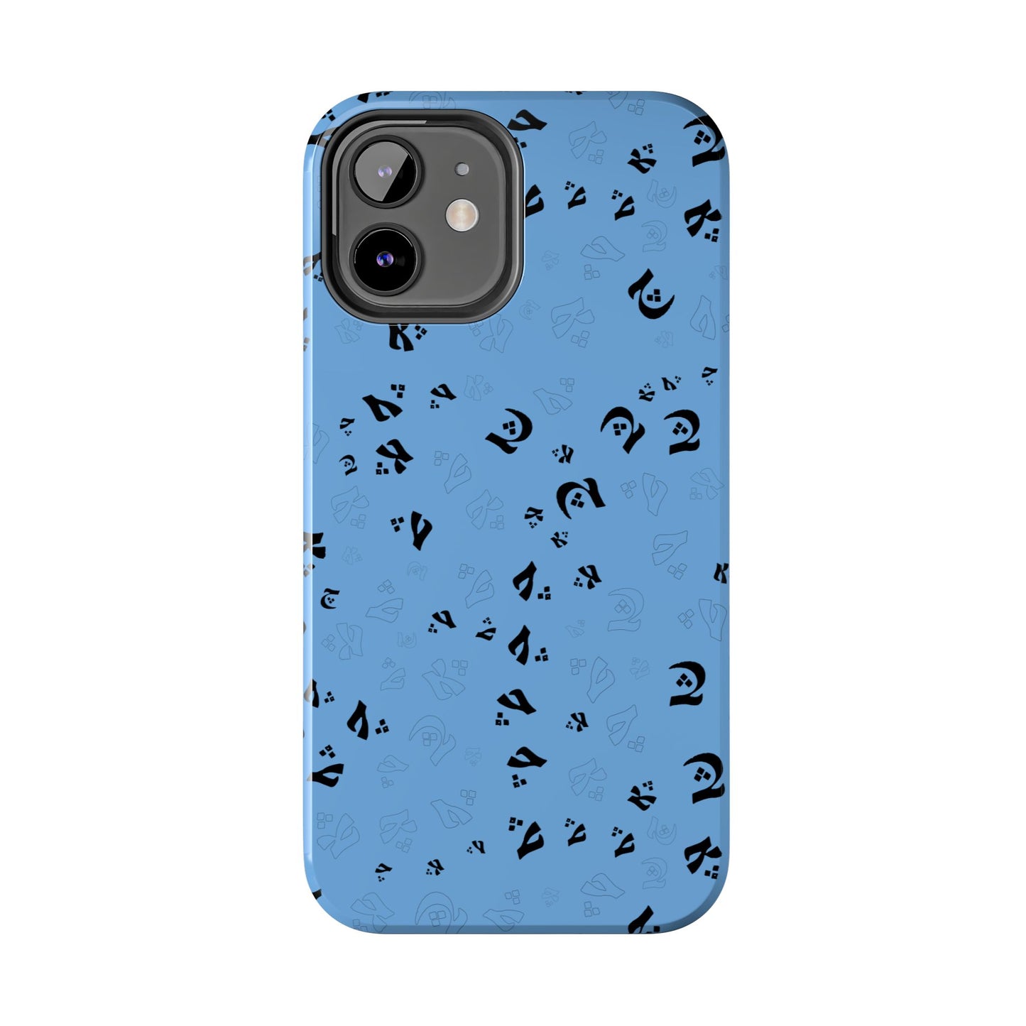 iPhone/Galaxy - Tough Phone Case with Persian Calligraphy Design - Impact Resistant, TPU Lining, Polycarbonate Shell, Glossy Finish