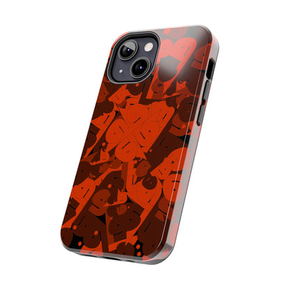 iPhone/Galaxy - Tough Phone Case with Persian Calligraphy Design - Impact Resistant, TPU Lining, Polycarbonate Shell, Glossy Finish