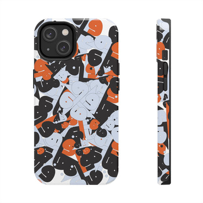 iPhone/GalaxyTough Phone Case with Persian Calligraphy Design - Impact Resistant, TPU Lining, Polycarbonate Shell, Glossy Finish