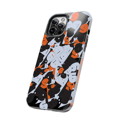 iPhone/Galaxy - Tough Phone Case with Persian Calligraphy Design - Impact Resistant, TPU Lining, Polycarbonate Shell, Glossy Finish