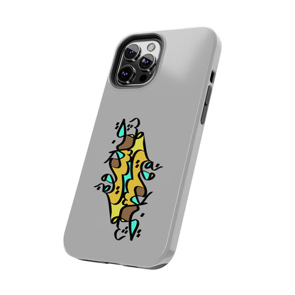 iPhone/Galaxy - Tough Phone Case with Persian Calligraphy Design - Impact Resistant, TPU Lining, Polycarbonate Shell, Glossy Finish