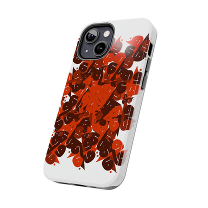 iPhone/Galaxy - Tough Phone Case with Persian Calligraphy Design  - Impact Resistant, TPU Lining, Polycarbonate Shell, Glossy Finish