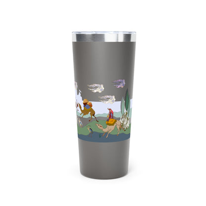 22oz Copper Vacuum Insulated Tumbler - Stainless Steel, BPA-Free, Powder Coated, Double-Wall