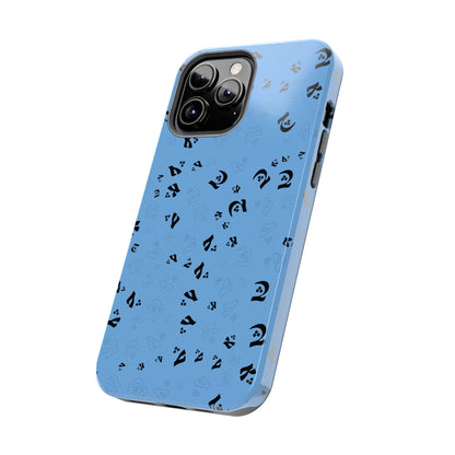 iPhone/Galaxy - Tough Phone Case with Persian Calligraphy Design - Impact Resistant, TPU Lining, Polycarbonate Shell, Glossy Finish