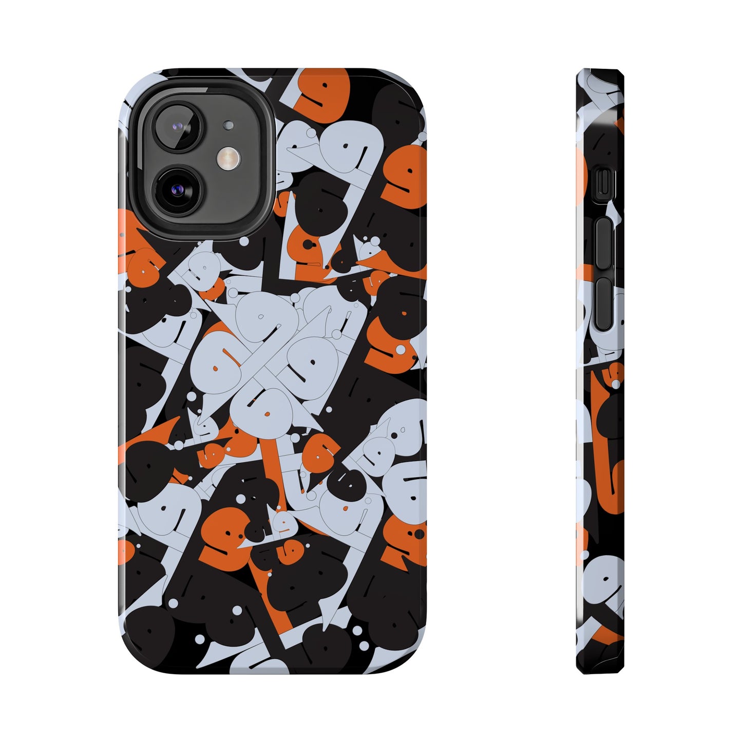 iPhone/Galaxy - Tough Phone Case with Persian Calligraphy Design - Impact Resistant, TPU Lining, Polycarbonate Shell, Glossy Finish