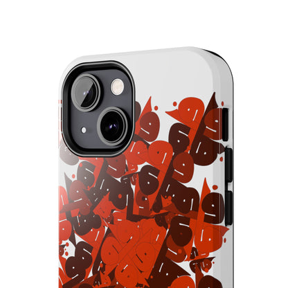 iPhone/Galaxy - Tough Phone Case with Persian Calligraphy Design  - Impact Resistant, TPU Lining, Polycarbonate Shell, Glossy Finish