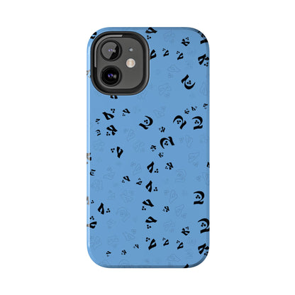 iPhone/Galaxy - Tough Phone Case with Persian Calligraphy Design - Impact Resistant, TPU Lining, Polycarbonate Shell, Glossy Finish