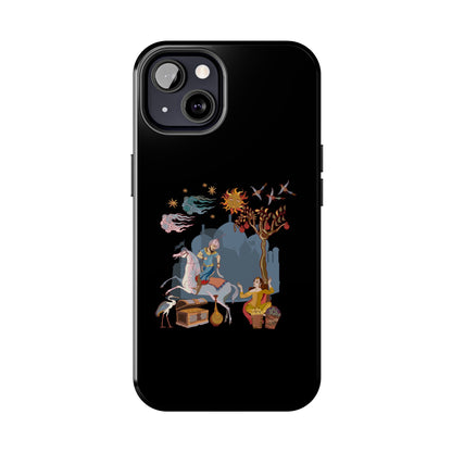 iPhone/Galaxy - Tough Phone Case with Persian Calligraphy Design  - Impact Resistant, TPU Lining, Polycarbonate Shell, Glossy Finish