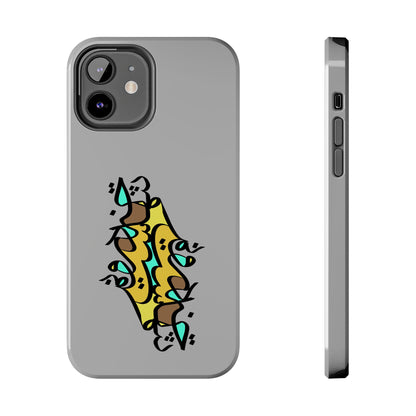 iPhone/Galaxy - Tough Phone Case with Persian Calligraphy Design - Impact Resistant, TPU Lining, Polycarbonate Shell, Glossy Finish