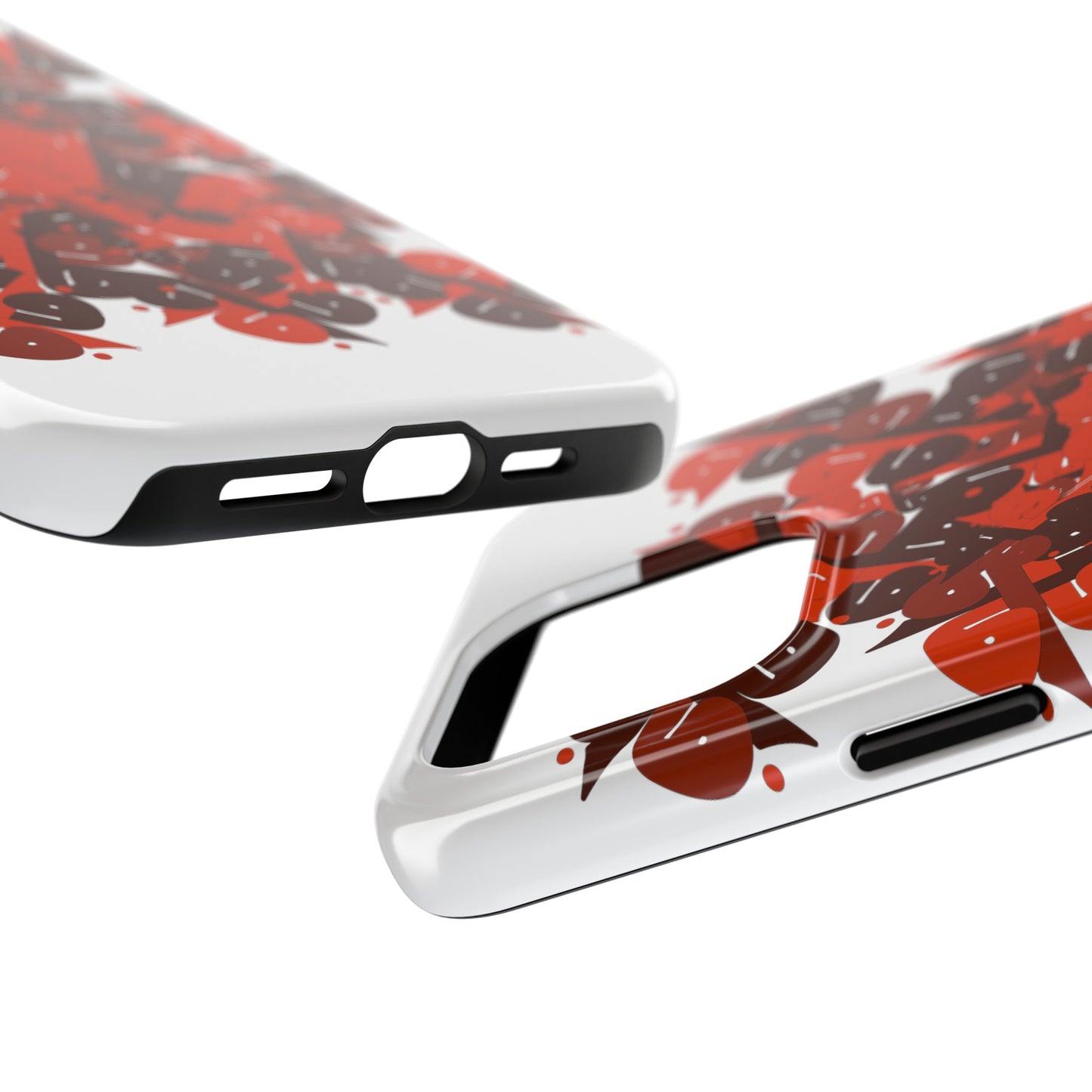 iPhone/Galaxy - Tough Phone Case with Persian Calligraphy Design  - Impact Resistant, TPU Lining, Polycarbonate Shell, Glossy Finish