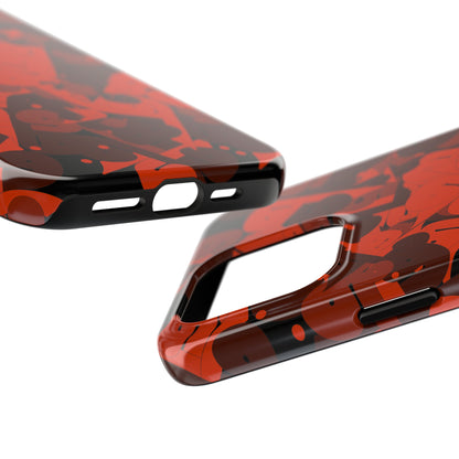 iPhone/Galaxy - Tough Phone Case with Persian Calligraphy Design - Impact Resistant, TPU Lining, Polycarbonate Shell, Glossy Finish