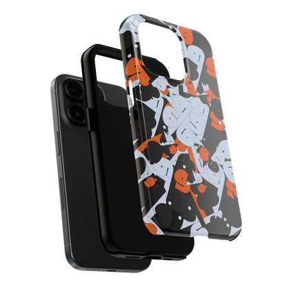 iPhone/Galaxy - Tough Phone Case with Persian Calligraphy Design - Impact Resistant, TPU Lining, Polycarbonate Shell, Glossy Finish