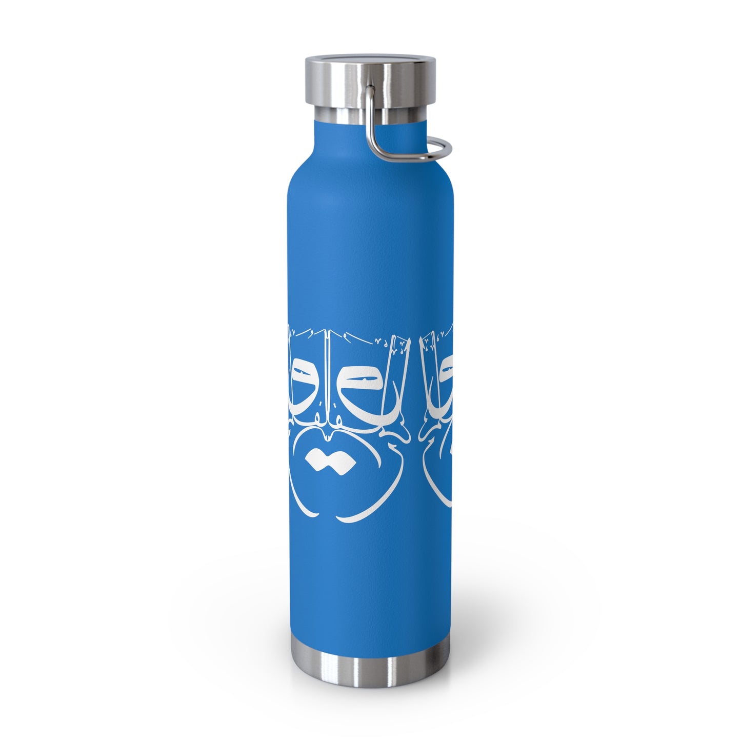 22oz Vacuum Insulated Stainless Steel Bottle with Persian Calligraphy Design - Double Wall, BPA Free, Spill-Proof, Scratch & Fade Resistant