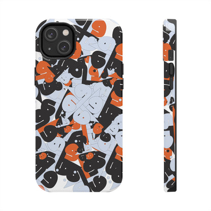 iPhone/GalaxyTough Phone Case with Persian Calligraphy Design - Impact Resistant, TPU Lining, Polycarbonate Shell, Glossy Finish