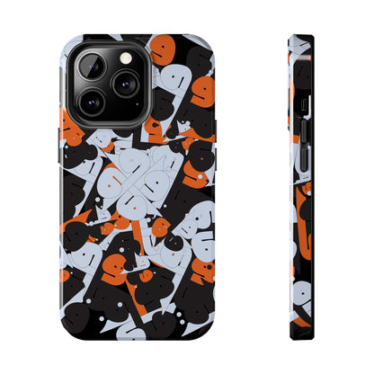 iPhone/Galaxy - Tough Phone Case with Persian Calligraphy Design - Impact Resistant, TPU Lining, Polycarbonate Shell, Glossy Finish