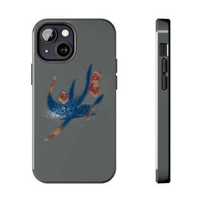 iPhone/Galaxy - Tough Phone Case with Persian Calligraphy Design - Impact Resistant, TPU Lining, Polycarbonate Shell, Glossy Finish